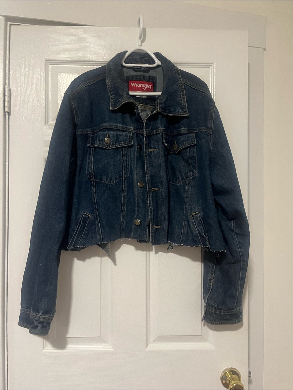 Wrangler Indigo Cropped Denim Jacket